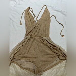 Luli Fama by Revolve Gold Cover-Up